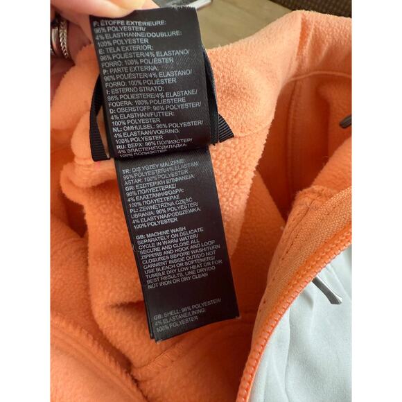 The North Face Apex Soft Shell Jacket Gray Peach M - Picture 6 of 8